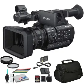 Pxw-z190v Sony Edii 51 4k Xdcam Camcorder With Close Up Diopters Tripod