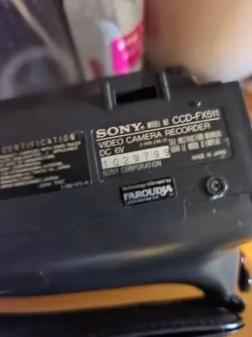 Sonyccdfx511 Sony Camcorder Its Been Sitting For A Very Long Time Battery Will Not Charge Up