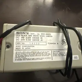 Ssc-m370 Sony Ccd Black And White Video Surveying Camera #2