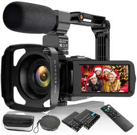 36mp Spark Marketing Inc 711181103953 Video Camera Camcorder 2.7k For Youtube Vlogging Digital Ips 16x Di
