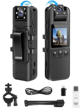 Bodycam-z9 Spikecam 747165435024 Computer-free Body Cameras With Audio And Video Recording 6 Hrs 1080p Person