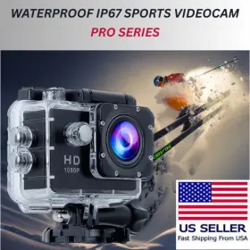 Pcam500 Sportscam Sportscam-pro Series 1080p Ultrahd Action Camera 2 Inch Lcd Screen Wide-angle Lens