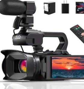 64mp Spprandom 726084191969 6k Video Camera Camcorder 18x Digital Zoom Ir Night Vision Vlogging
