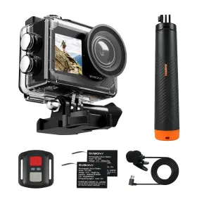 Svgo2 Svbony Action Camera 4k/30fps Ipx8 Waterproof For Diving Cycling Surfing