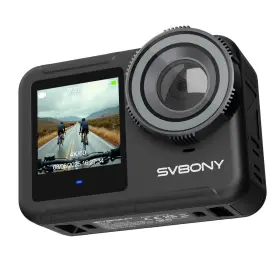 Svgo3 Svbony Action Camera 4k Hd Waterproof Dual Screen For Surfing And Diving