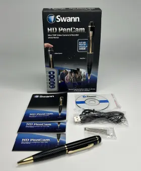 Swvid-pen720 Swann Hd Pencam Video Camera And Recorder Untested Sold As Is