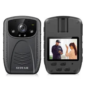 Dsj-v6 Sydyam Sydaym 2k Police Body Camera 13hrs Battery H.265 Encoding Cameras Wit