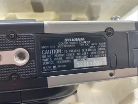 Vcc127bk01 Sylvania Newvicon Color Video Camera Auto Focus X6 Power Zoom Gray #3