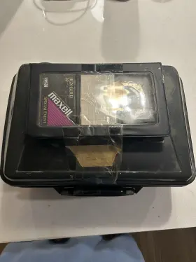 Vcc157av01 Sylvania Vhs Video Camcorder With Hard Case And Charger Vintage