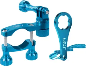 Hgp65bl Tech 0.6-1.3inch All-aluminum Bike/motorcycle Handlebars 360 Rotation Seat Post Sk
