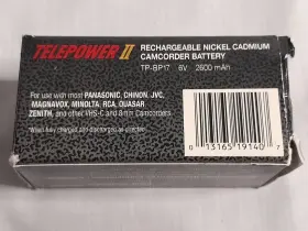 Tp-bp17 Telepower Tp-bp16 Ii Camcorder Battery With Box Tested Works #3