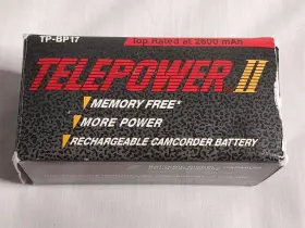 Tp-bp17 Telepower Tp-bp16 Ii Camcorder Battery With Box Tested Works