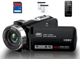 48mp Thpacip 797999820817 Video Camera Camcorder 4k 30fps With Ir Night Vision 18x Digital Zoom Ca