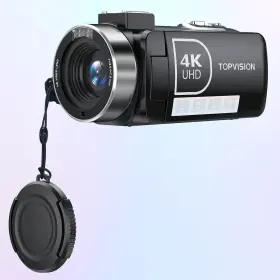 48mp Topvision 611419539823 4k Uhd Video Camera Camcorder 18x Zoom Black #3