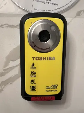 Pa3897u-cas Toshiba Camileo Bw10 Waterproof Pocket Camera 1080p Hd No Charger #2
