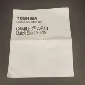 Pa3906u-1c1r Toshiba Air10 Camcorder Camileo Camera 4gb Wi-fi Youtube Ustream Red #3