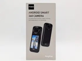 T17054 Tozo Anyvue 360 Action Camera 1/2 Inch Cmos 72mp 12k Overview Vr Live Video