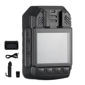 Jyzfjly1440psqw5v Uimoso 1440p Police Body Camera 64g Cam 3500 Mah Battery Night Vision Gps