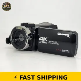 Ultimaxx 738676510720 2.7k Digital Camcorder With Remote - Ideal For Vlogging