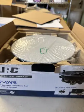 Sp-dv6 Universal Remote Control Urc 6.5 Inch Two-way Dual Voice Coil In-ceiling Speaker