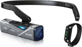 Us 744110740677 Ep7 4k 60fps Camcorder Head-mounted Video Camera Wi-fi App Control 2-axis Gimb