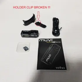 Vcc-003-muvi-1080 Veho Muvi 1080p Hd10x Micro Mini Handsfree Body Camera Dvr With 32gb Sd Read