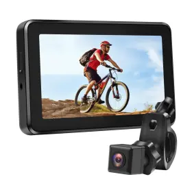 Bc43 Vekooto Bike Camera Rechargeable Battery 360 Rotation - 4.3ftft Hd 1080p Monitor Color