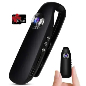 Veralyxa 755560372141 Body Cam 1080p Mini Camera No Wifi Small With Built-in 3
