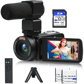 30mp Vetek 607986583086 Video Camera 1080p Camcorder Ir Night Vision Vlogging For Youtub