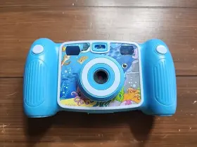 Bo7t9mkwm3 Victure Kc400 Kids Action Multi-media Camera Blue Preowned Working