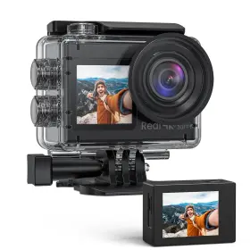 D68m1a Vilinice 4k 60fps Ultra Hd Underwater Dual Screen 50mp Action Camera With