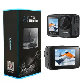 Fs01a-4a Vilinice Action Camera 4kuhd 1080p 2 Inch Touch Screen 170 Ultra Wide-angle Lens Waterproof