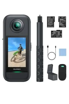 Akaso-360 Visit The Akaso Store 360 Creator Combo Edition Camera Action With 5.7k Open Box