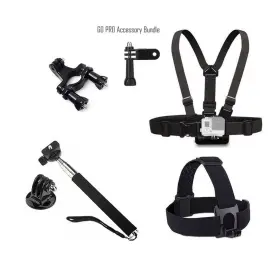 Vista Shops 740016265375 Go Pro Hd Camera Accessory 4 Piece Bundle For Hero