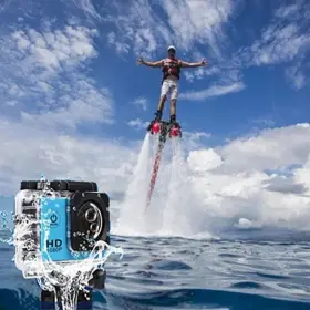 Vista Shops 740016273943 All Pro Action Sports Camera With 1080p Hd And Wifi 18 Pcs Of Accessory Included