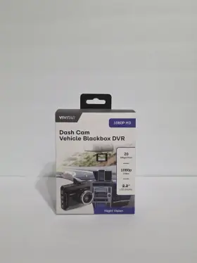 Vivitar 021331064769 Dash Cam Vehicle Blackbox Dvr 1080p Hd Brand New In Box