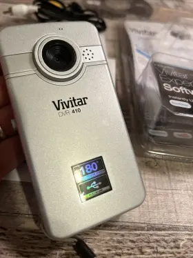 410-blk Vivitar Dvr 410n Pocket Black Camcorder With User Manual - Tested And Working #3