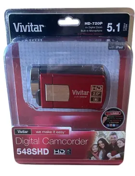 548shd Vivitar Digital Camcorder Brand New #2