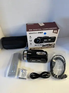 Vivitar 681066084960 Pro 8k Hd Camcorder 3 Inch Touch Screen-built In Wifi-zoom-hdmi Output #2