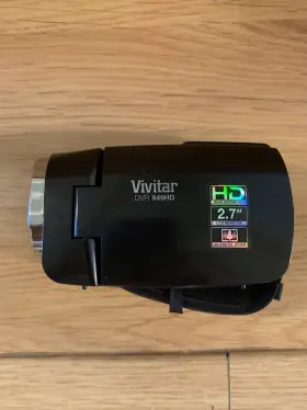 Vivitar 681066383629 Camcorder Black Dvr 949hd Tested