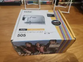 68106651948 Vivitar Digital Camcorder Camera 505 Dvr503 Silver 5.1 Mp Zoom