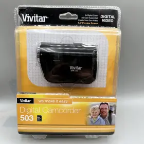 Vivitar 681066801680 Digital Camcorder Dvr 498 With Sd Memory Card Supported 2012 New Sealed