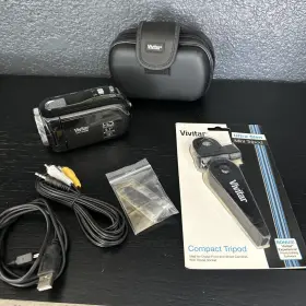 Vivitar 681066851418 Dvr 910hd High Definition Digital Video Camera Recorder - Excellent