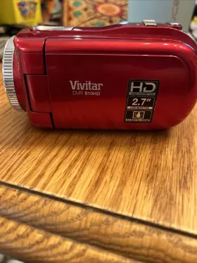 Vivitar 681066859759 Dvr 810hd 16 Mb Camcorder - Red