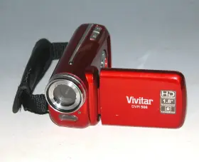 Dvr-508-straw Vivitar Dvr 506 Camcorder Hd Video Camera -red