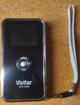 Dvr-510n Vivitar Dvr 510n Night Vision Pocket Video Digital Camcorder Black Working With B #3