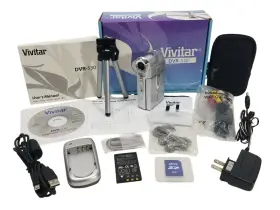 Dvr-530 Vivitar 5.0mp Video Camera Camcorder 4x Digital Zoom Tested Works