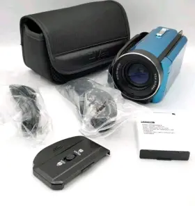 Dvr48k-blu Vivitar 4k Camcorder Ultra Hd Lens Recording 56mp 13mp Dvr48k - Blue Read