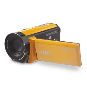 Dvr48k-yel-t37-10 Vivitar 4k Camcorder Ultra Hd Lens Camera For Video Recording With 56mp 13mp Sen