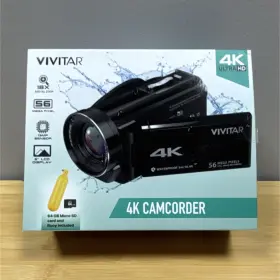 Dvr4k-teal Vivitar 4k Ultra Hd Waterproof Camcorder Black 18x Zoom Lcd Microsd